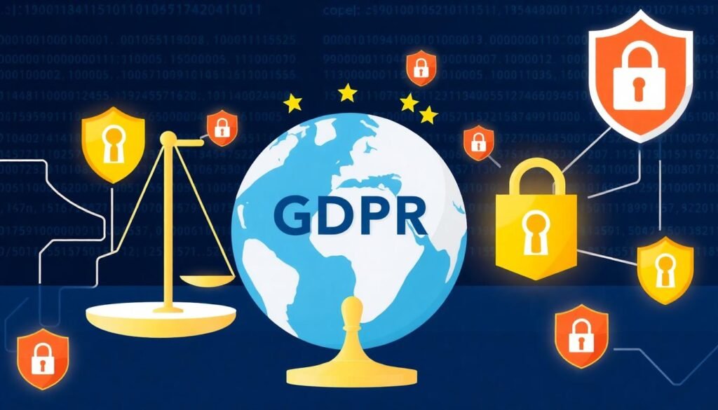 Global representation of GDPR's influence on VPN data security practices worldwide.